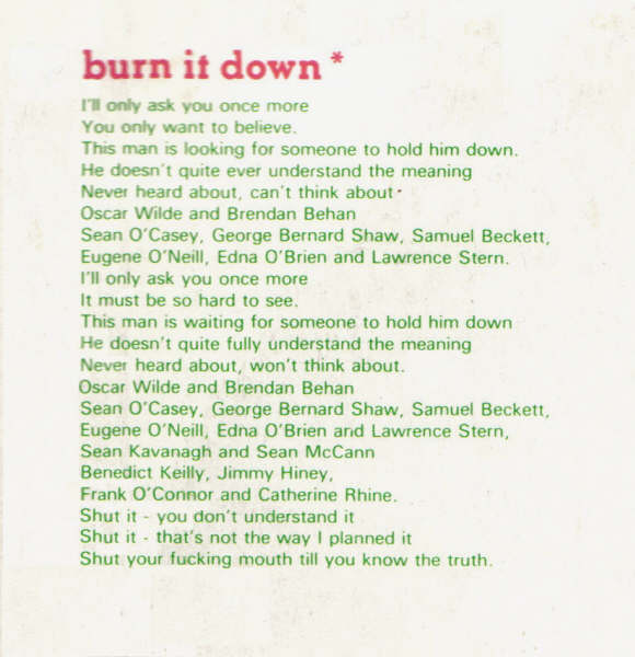 Burn It Down Lyrics